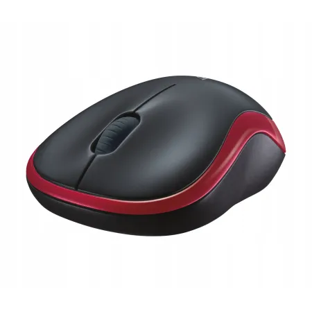 Myszka bezprzewodowa Logitech M185 Niezawodność i komfort Kolor czerwony