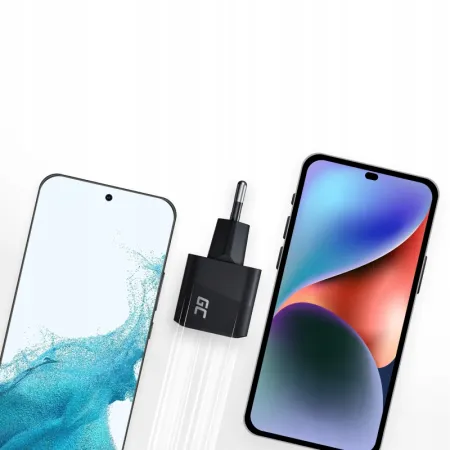 ŁADOWARKA SIECIOWA Green Cell POWERGAN 33W 1xUSB-C Czarna Uniwersaln PC Tel