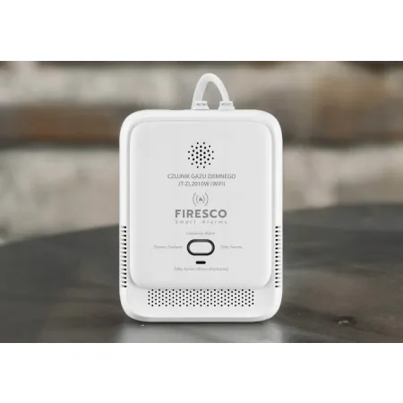 CZUJNIK GAZU ZIEMNEGO LNG METAN Firesco JT-ZL2010W Z MODUŁEM WiFi Tuya