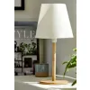 JULIUS Lampa stołowa JULIUS Ś19xW39cm naturalny Skandynawski wygląd