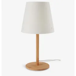 JULIUS Lampa stołowa JULIUS Ś19xW39cm naturalny Skandynawski wygląd