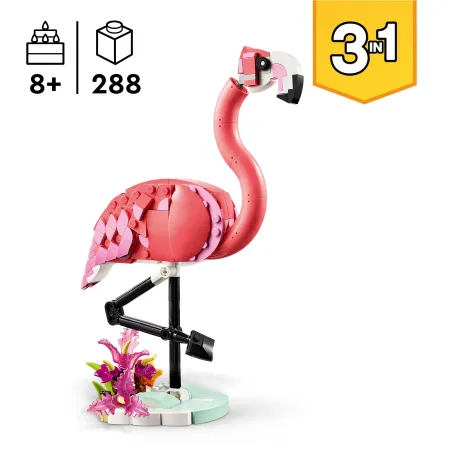 LEGO Creator 3w1 Dzikie zwierzęta: różowy flaming 31170 Prezent dla dziecka