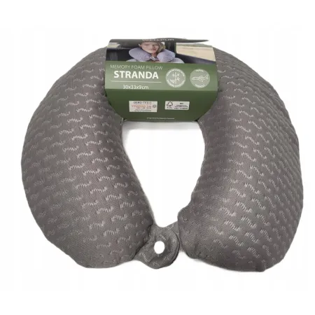 Poduszka pod szyję STRANDA WELLPUR 30x33x9 do auta komfort w każdej podróży