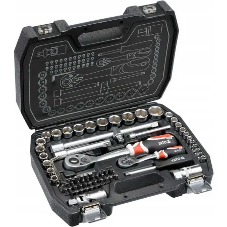 ZESTAW KLUCZY NASADOWYCH WARSZTATOWYCH KLUCZE NASADOWE BITY TORX YT-38782