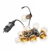 Dekoracyjny łańcuch lampek LED 24 V 4,5 m 140 lm – wodoodporny, do ogrodu