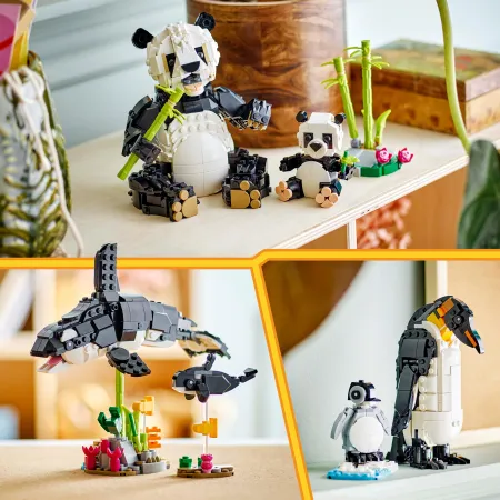 LEGO Creator 3 w 1 31165 Twórca 31165 Dzikie zwierzęta: Rodzina pand