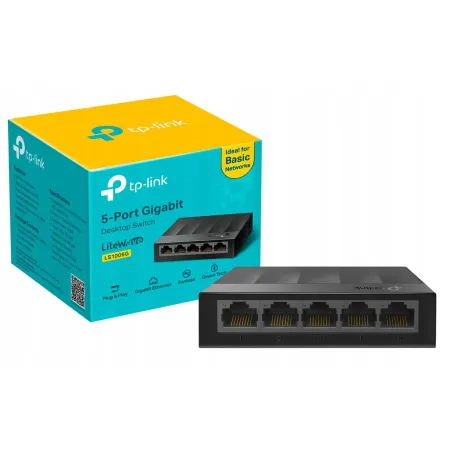 Switch TP-Link LS1005G 5x Gigabit 1000Mb/s LAN