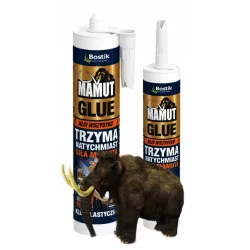 MAMUT GLUE KLEJ UNIWERSALNY MONTAŻOWY BIAŁY 290 ml BOSTIK