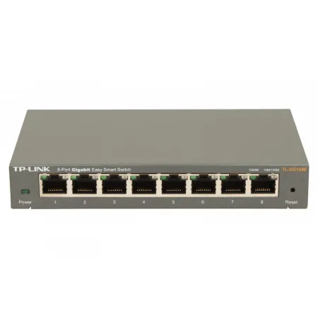 SWITCH PRZEŁĄCZNIK zarządzalny 8-portowy Gigabit metal TL-SG108E TP-Link