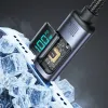 SZYBKI KABEL USB-C / USB-C PRZEWÓD 100W 1.2m Z WYŚWIETLACZEM LED JOYROOM
