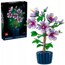 LEGO KWIAT HIBISKUSA HIBISKUS KWIATEK FIOLETOWY BOTANICALS PIĘKNY PREZENT