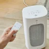 GoodHome Termowentylator oscylacyjny 2400 sterowanie termostatem pilotem