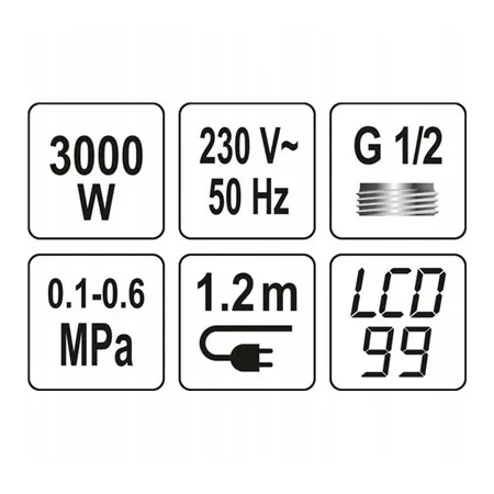 Podgrzewacz wody Fala 3000 W