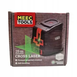 LASER KRZYŻOWY MEEC TOOLS 029829 ZIELONY 25M