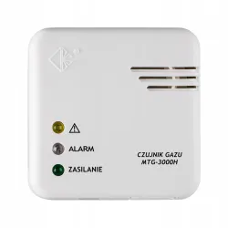 Czujnik gazu Garvan MTG-3000H alarm dźwiękowy, alarm świetlny