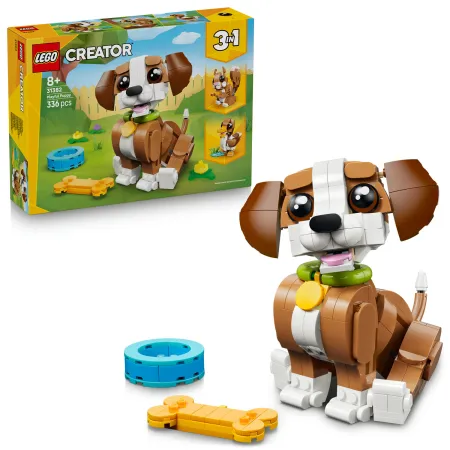 LEGO Creator 3 w 1 31382 UROCZE ZWIERZĄTKA: PSOTNY SZCZENIACZEK