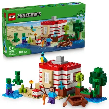 LEGO Minecraft 21275 Dom TNT w dżungli