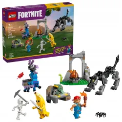 LEGO Fortnite 77075 skórek i Iskra oraz obóz