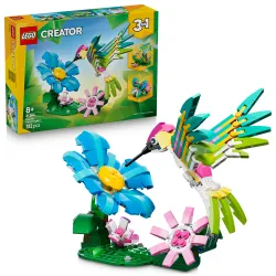 LEGO Creator 3 w 1 31384 DZIKIE ZWIERZĘTA: KOLOROWY KOLIBER