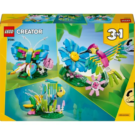 LEGO Creator 3 w 1 31384 DZIKIE ZWIERZĘTA: KOLOROWY KOLIBER