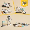 Klocki Lego Creator 31134 Prom kosmiczny Astronauta z Flagą 144 Elementy
