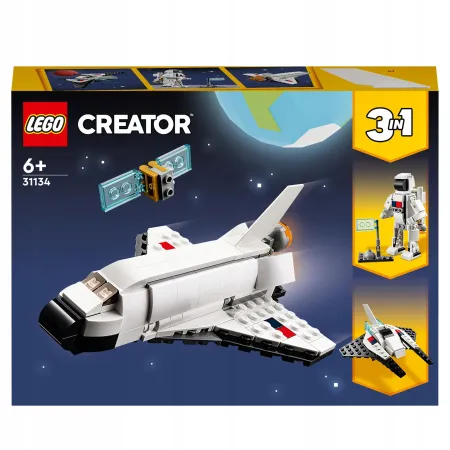 Klocki Lego Creator 31134 Prom kosmiczny Astronauta z Flagą 144 Elementy