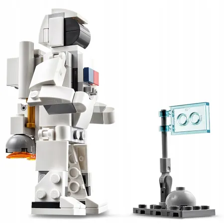 Klocki Lego Creator 31134 Prom kosmiczny Astronauta z Flagą 144 Elementy