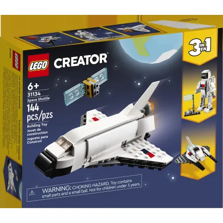Klocki Lego Creator 31134 Prom kosmiczny Astronauta z Flagą 144 Elementy