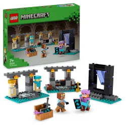 Klocki LEGO Minecraft Zbrojownia 203 elementy 7 lat +