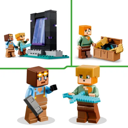 Klocki LEGO Minecraft Zbrojownia 203 elementy 7 lat +