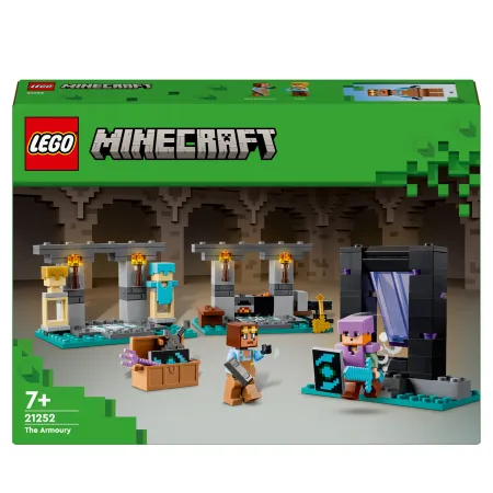 Klocki LEGO Minecraft Zbrojownia 203 elementy 7 lat +