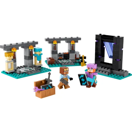 Klocki LEGO Minecraft Zbrojownia 203 elementy 7 lat +
