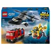 LEGO City Zestaw z helikopterem, wozem strażackim i łodzią podwodną 60462