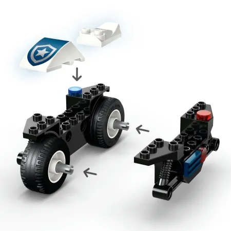 LEGO City 60455 Pościg na motocyklu policyjnym