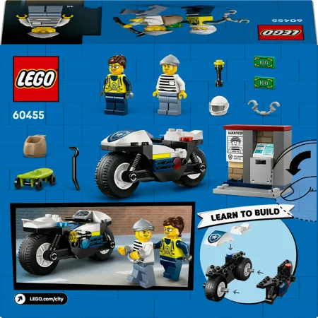 LEGO City 60455 Pościg na motocyklu policyjnym