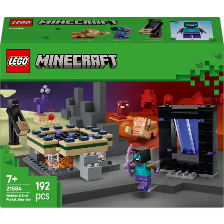 LEGO Minecraft 21584 LEGO Minecraft 21584 Podróż do Netheru i Kresu