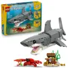 LEGO Creator 3 w 1 31381 GROŹNY REKIN I SKRZYNIA ZE SKARBEM