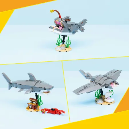 LEGO Creator 3 w 1 31381 GROŹNY REKIN I SKRZYNIA ZE SKARBEM
