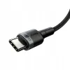 Baseus kabel USB-C/USB-C 100W 5A Power Delivery QC 3.0 nylonowy oplot 2m