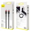 Kabel Baseus USB typ C - USB typ C 2 m czarny