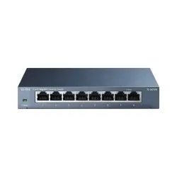 Switch TP-Link TL-SG108 8-portowy Gigabit Ethernet, czarny, niezarządzany