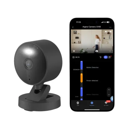 Kamera IP Aqara Camera G100 monitoring 24/7 Rozdzielczość 2K CZARNA