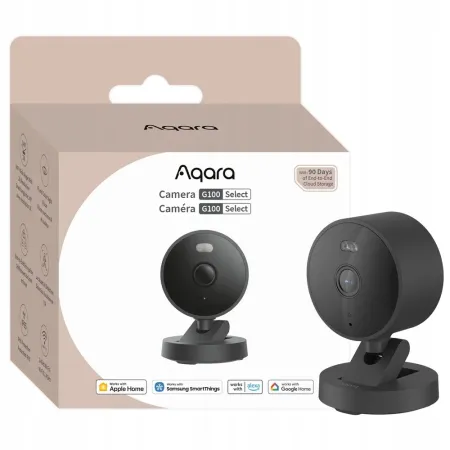 Kamera IP Aqara Camera G100 monitoring 24/7 Rozdzielczość 2K CZARNA