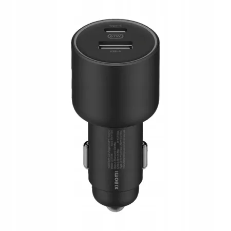 ŁADOWARKA SAMOCHODOWA Xiaomi Car Charger 67W 6100 mA (USB-A + Type-C)
