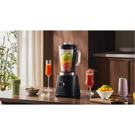 Blender kielichowy szklany Xiaomi 1,75L 600 W czarny 6 ostrzy 5 prędkości