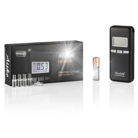 Alkomat elektrochemiczny AlcoSafe F8 Black