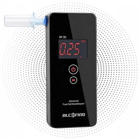 Alkomat elektrochemiczny AlcoFind Elite czarny