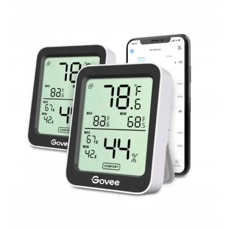 Govee H5075 | Termometr i higrometr | Bluetooth, wyświetlacz