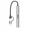 Unitek Hub USB-A/C 7w1 USB A z adapterem USB-A 5Gbps 7 portów