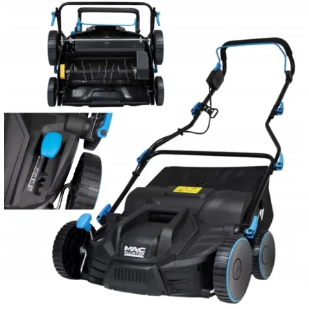 Aerator wertykulator elektryczny MacAllister 1800 W 2w1 Szerokość 37cm
